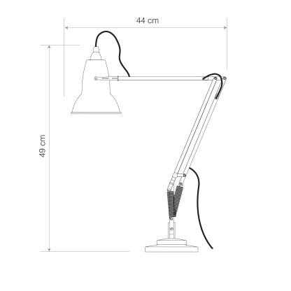 AN ORIGINAL 1227 DESK LAMP - Image 8