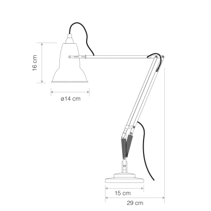 AN ORIGINAL 1227 DESK LAMP - Image 9