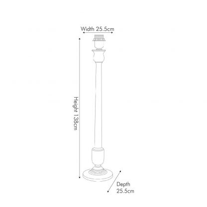 AM 32-065 CAPTIVA FLOOR LAMP EXCL SHADE - Image 4