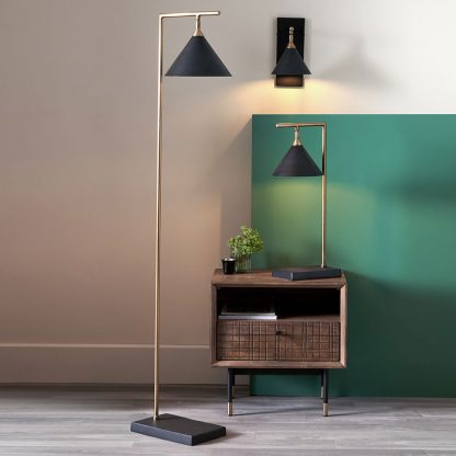AM 32-148-C ZETA FLOOR LAMP INCL SHADE - Image 2