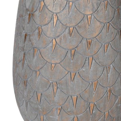 CO CCY016 GREY & GOLD SCALLOPED INCL SHADE - Image 2