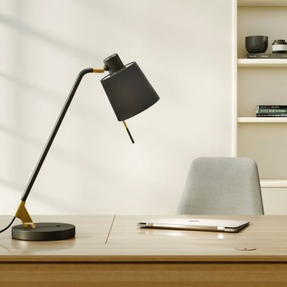 AS 1441003 EDWARD DESK LAMP EXCL SHADE - Image 2