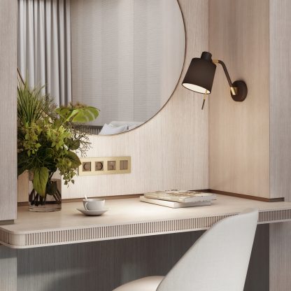 AS 1441001 EDWARD WALL LAMP EXCL SHADE - Image 2