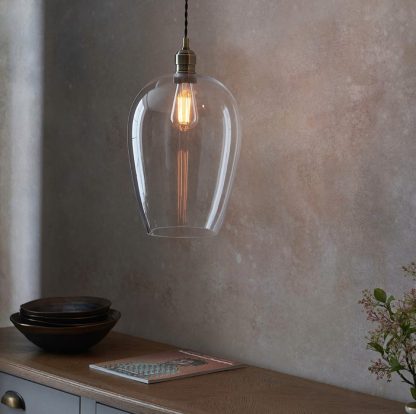 EL CLEAR GLASS LARGE PENDANT - Image 4