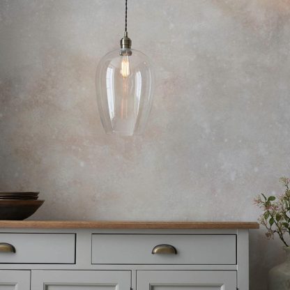 EL CLEAR GLASS LARGE PENDANT - Image 9