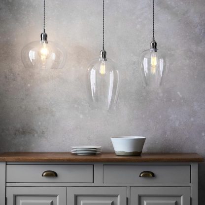 EL CLEAR GLASS LARGE PENDANT - Image 2