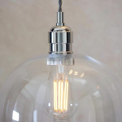 EL CLEAR GLASS LARGE PENDANT - Image 8