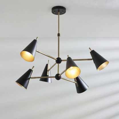 EL 96702 MID CENTURY 6LT PENDANT - Image 5