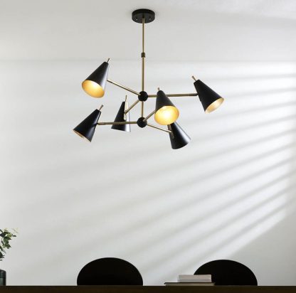 EL 96702 MID CENTURY 6LT PENDANT - Image 3