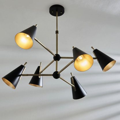 EL 96702 MID CENTURY 6LT PENDANT - Image 4