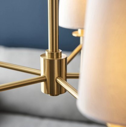 EL MULTI ARM 5LT PENDANT INCL SHADES - Image 8