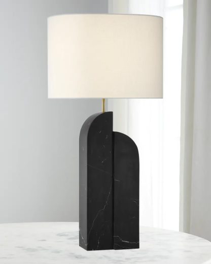 ART KW 3931 SAVOYE LARGE RIGHT TABLE LAMP INCL SHADE - Image 2