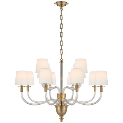 ART TOB 5033 VIVIAN LARGE TWO-TIER CHANDELIER