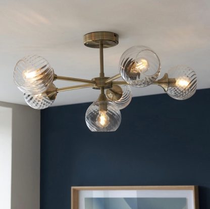 EL 103171 ALLEGRA 6LT SEMI FLUSH - Image 2