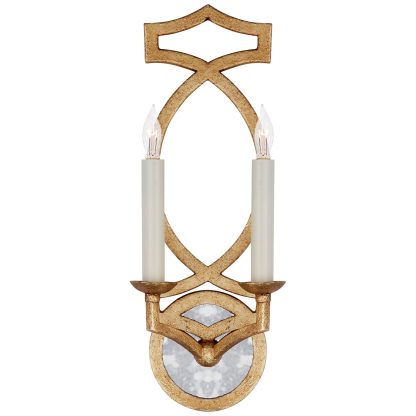 ART NW 2311VG-EU BRITTANY DOUBLE SCONCE