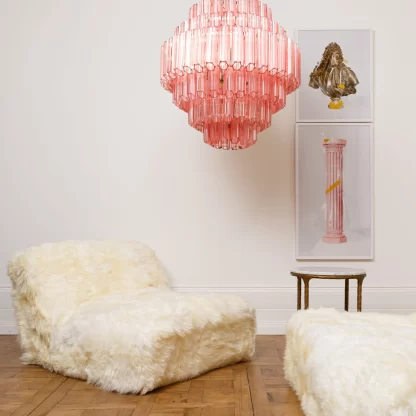 PWL 34511-01 PINK GRANDE PALERMO CHANDELIER - Image 2