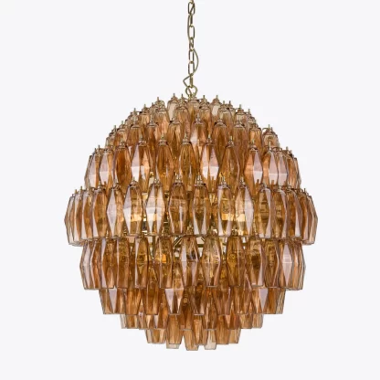 PWL 42113 AMBER PALLINA CHANDELIER - Image 3