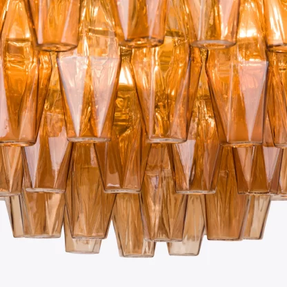 PWL 42113 AMBER PALLINA CHANDELIER - Image 2
