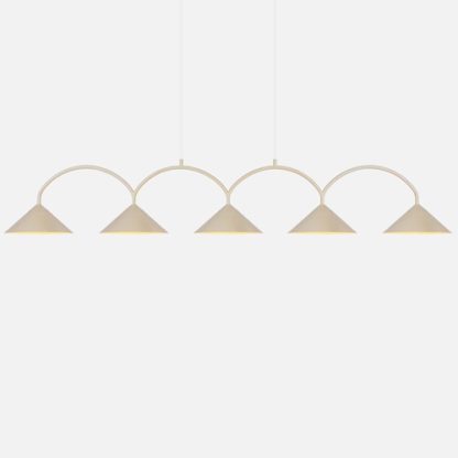 GLO 472002 CURVE 5LT PENDANT