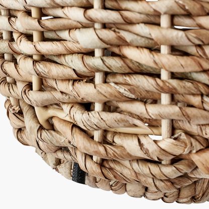 AM 30-870-C ACER NATURAL WOVEN TALL TABLE LAMP INCL SHADE - Image 3