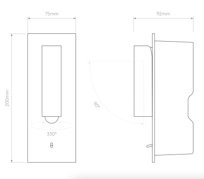 AS FUSE 3 TOGGLE WALL LAMP - Image 4