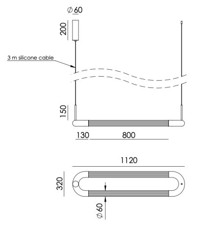 AR C1322-L IMAN LINEAR PENDANT - Image 5