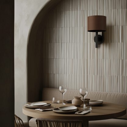 AR A1318-NEG REMS WALL LAMP INCL SHADE - Image 3