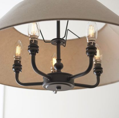 EL LILLE 5LT PENDANT INCL SHADE - Image 6
