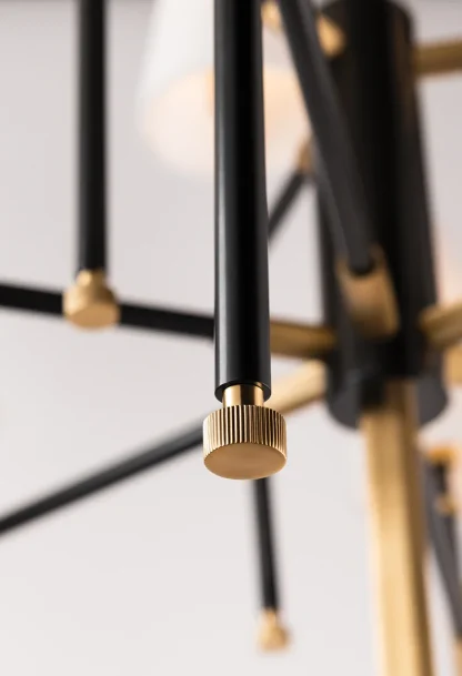 HV 3728-AOB-CE BOWERY CHANDELIER INCL SHADES - Image 2