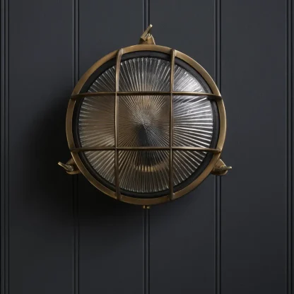 IND BULKHEAD IP65 ROUND WALL LIGHT - Image 2