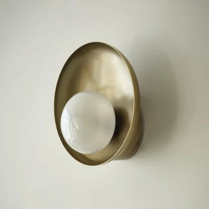 IND HAYLE IP65 ROUND DIFFUSER WALL LIGHT - Image 4