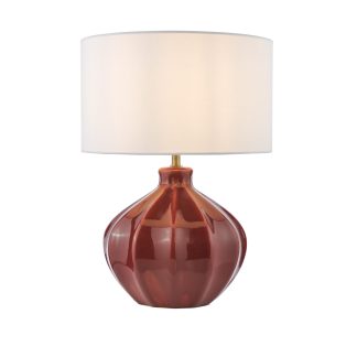 DR AMRITA CERAMIC TABLE LAMP EXCL SHADE