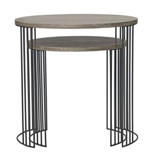 DR 001DRU001 DRUM NEST ROUND TABLES