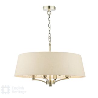 DR MAR0429-EH MARBLE HILL 4LT CHANDELIER