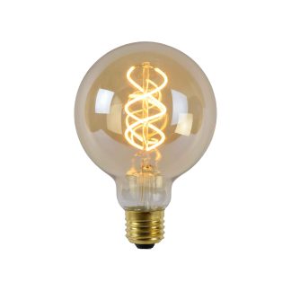 LU 49032-05 E27 LED GLOBE 5W DIM - Amber