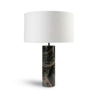 PWL 92443 CUSCO MARBLE TABLE LAMP INCL SHADE
