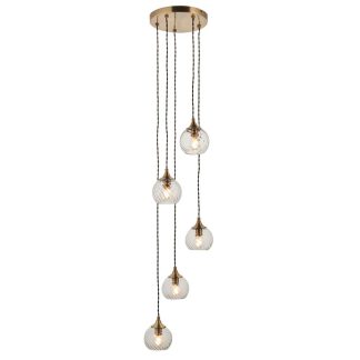 EL 119435 ALLEGRA 5LT CASCADE PENDANT