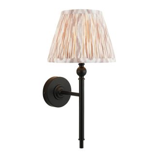 EL 118105 LILLE & IKAT 20CM WALL LAMP INCL SHADE