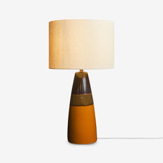EL 122733-ED VINCE CERAMIC TABLE LAMP INCL SHADE